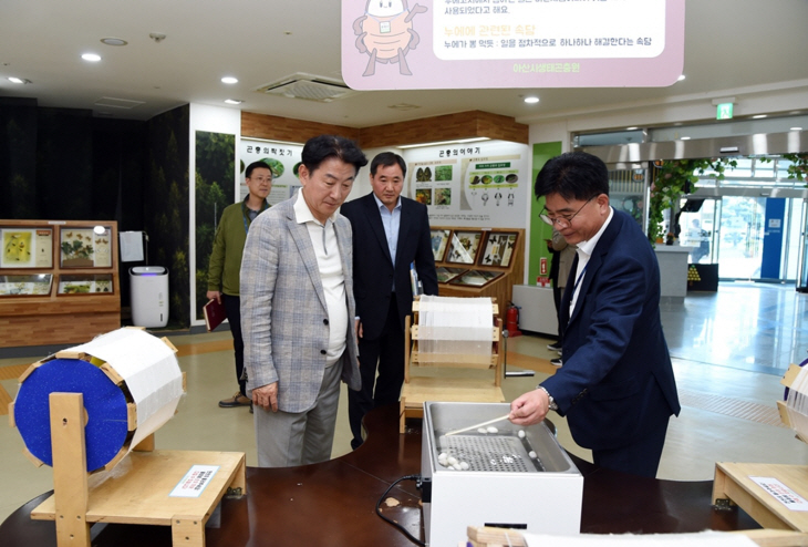 김동근 의정부시장 평택 에코센터 및 아산 환경과학공원 방문