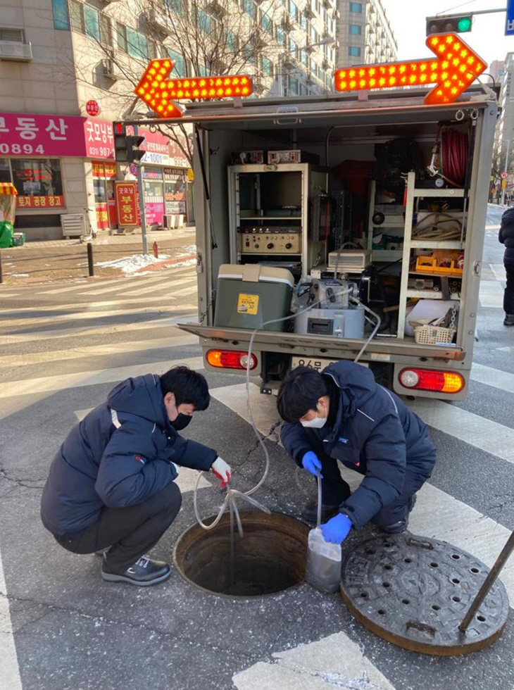 수질조사 채수