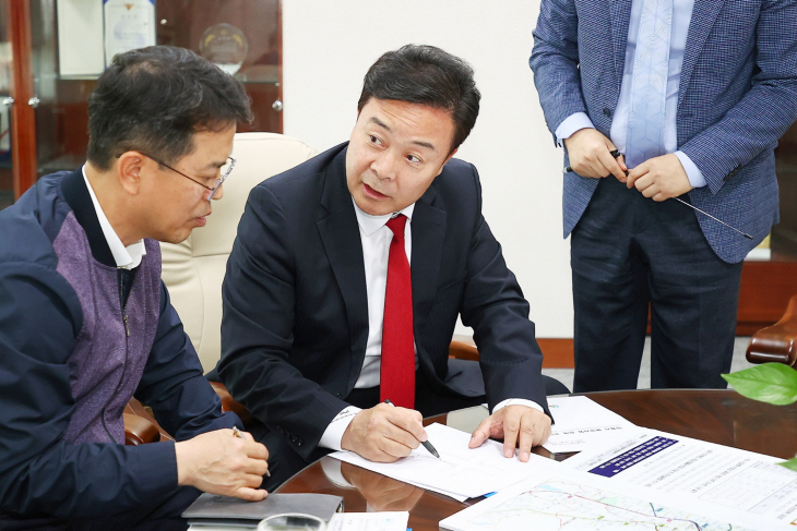 김성제 의왕시장 16일 국가철도공단 이사장 만나 정책 건의