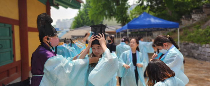 김포향교 ‘폼생폼사, 나도 유생’ 프로그램 현장