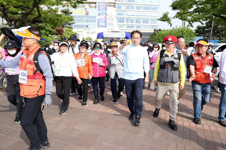 고양시 ‘2023 암 환우와 함께 걷기’ 현장