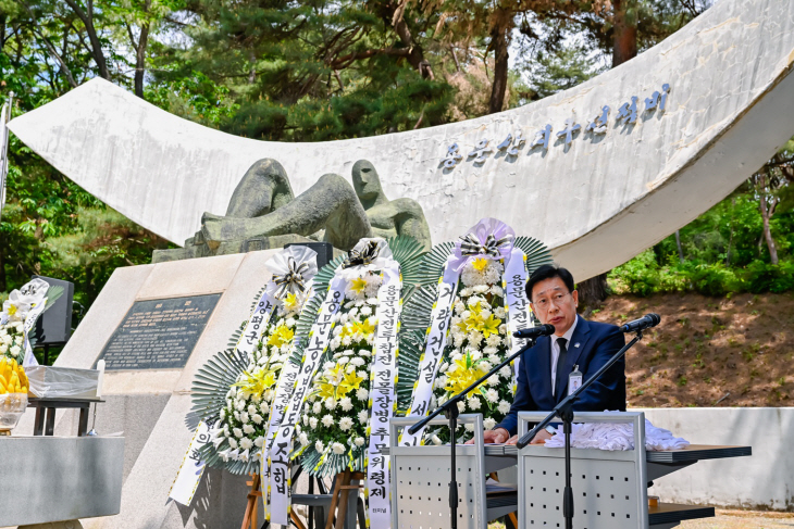 양평문화원 용문분원 19일 용문산 전몰장병 추모위령제 봉행