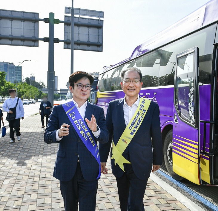 김포시 26일 ‘개화→김포공항 가로변 버스전용차로’ 개통