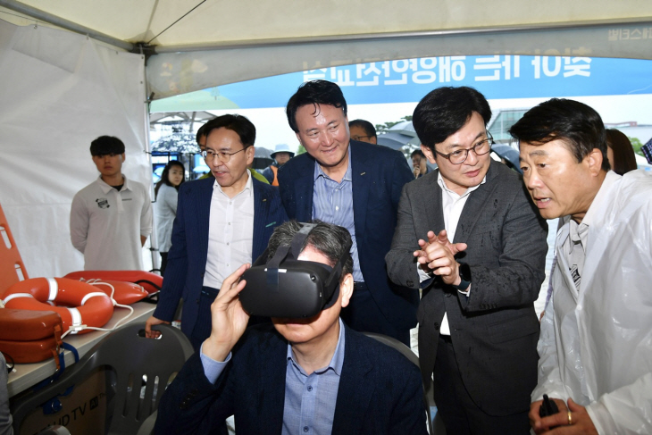 김병수-한창섭-오병권 제7회 김포 아라마린페스티벌 방문