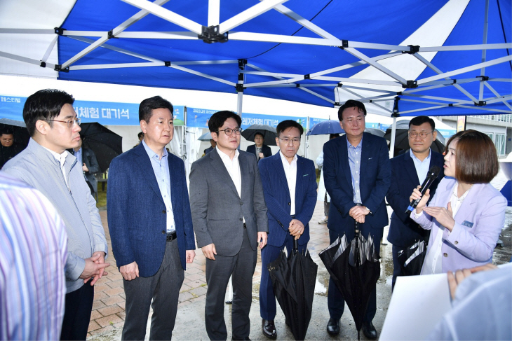 김병수-한창섭-오병권 제7회 김포 아라마린페스티벌 현장방문
