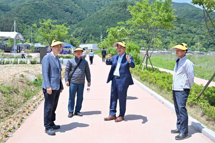 포천시 여민회 25일 한탄강 생태경관단지 봄꽃정원 방문