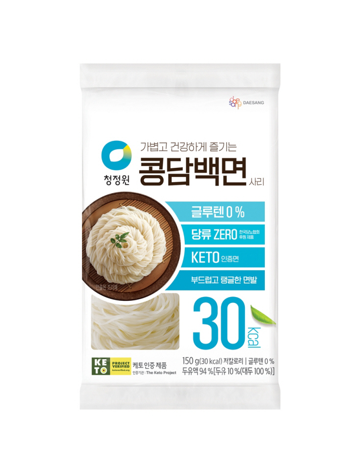 청정원 콩담백면 사리