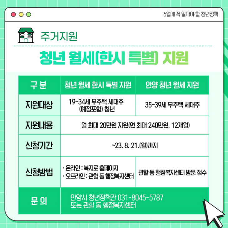 안양시 청년정책 모둠소식