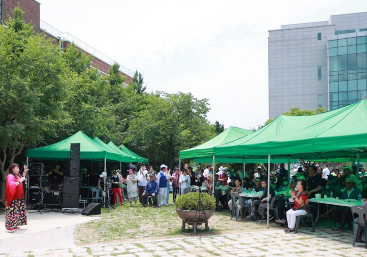 남양주시 진건읍 명덕사 제23회 경로잔치 현장