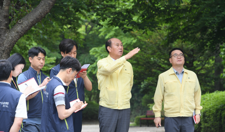 박형덕 동두천시장 1일 우기철 대비 자연발생유원지 안전점검