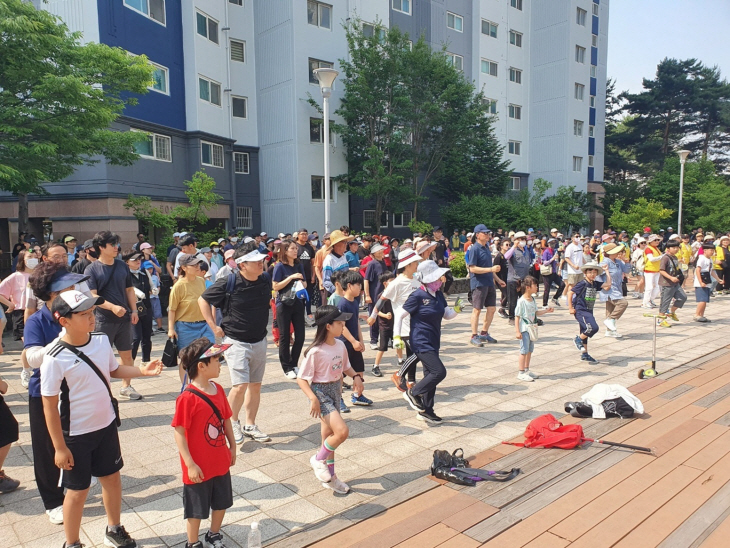 제11회 남양주시 다산2동 사랑의 걷기대회 현장