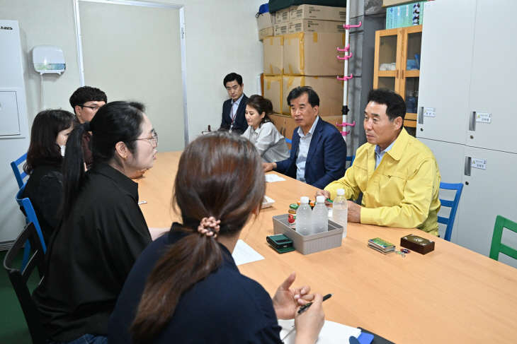 백영현 포천시장 8일 장애인직업재활시설 ‘세움’ 격려방문