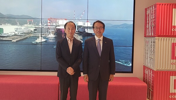 BPA 강준석 사장, 부산항 물동량 최대 기여 선사 본사 방문