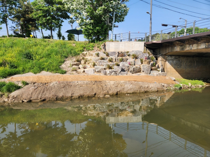 김포시 구 황금교 철거 후