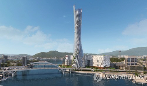 부산롯데타워 조감도