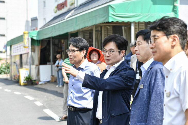 김병수 김포시장 19일 작년 침수현장 로드체킹