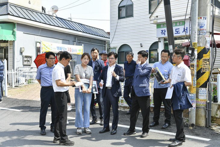 김병수 김포시장 19일 작년 침수현장 로드체킹