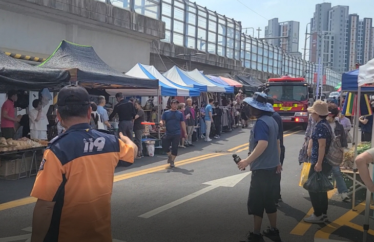 양평군 18일 물맑은양평시장 저잣거리 준공식 개최