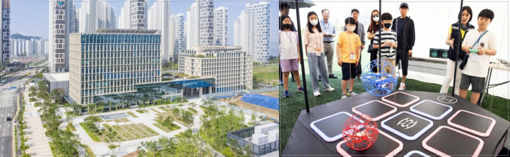 서울대학교 시흥캠퍼스 교육동-청소년 드론 교육현장