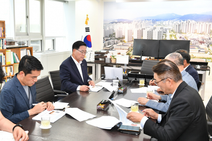 강수현-조동호-권용장 19일 간담회 진행