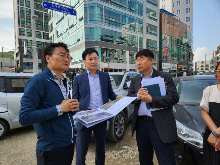 엄진섭 김포시 부시장 20일 제1회 추경 예산안 관련 현장행정