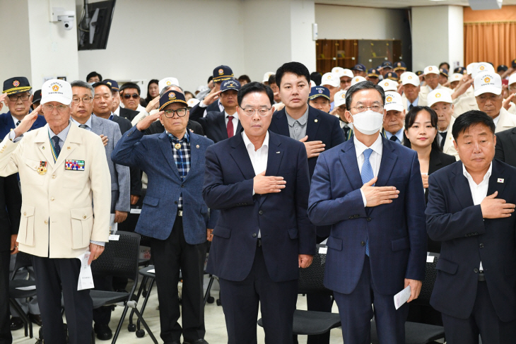 양주시 6.25전쟁 73주년 기념식 현장