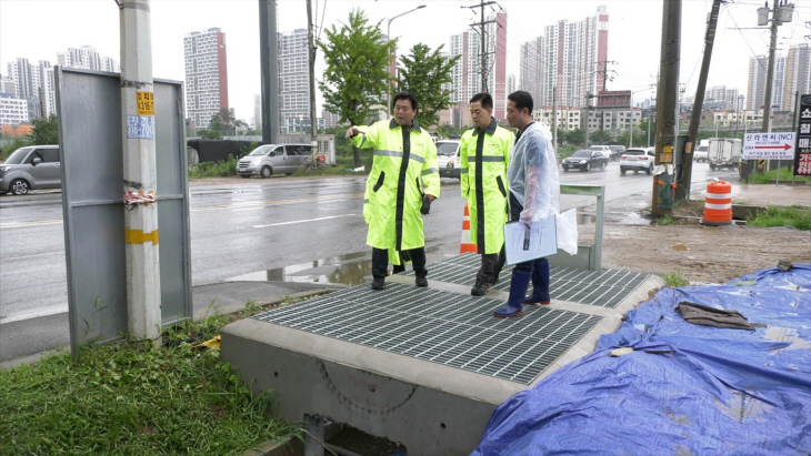 임병택 시흥시장 26일 관내 상습침수지역 로드체킹