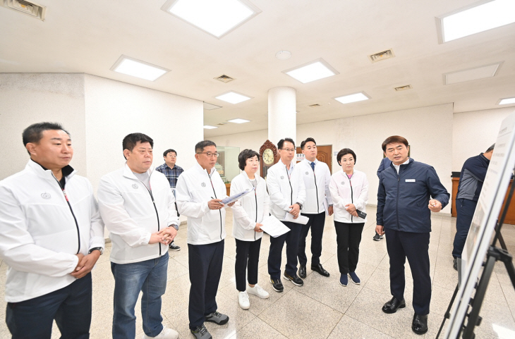 파주시의회 행정사무감사 현지 확인- 파주시 환경관리센터