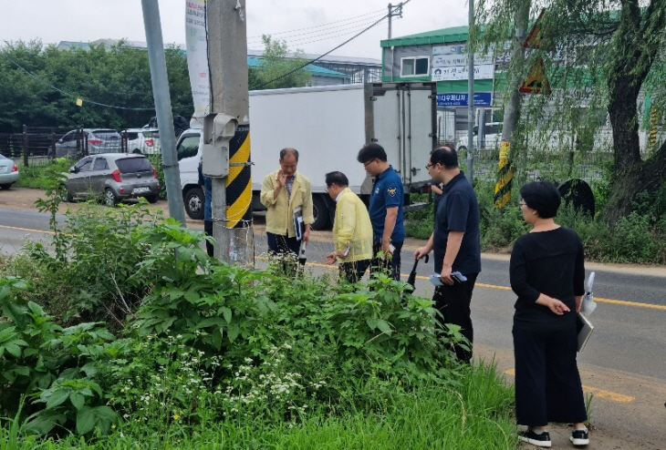 송재환 부천시 부시장 오쇠천 현장점검