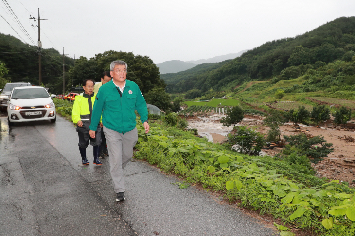 예천군 전 직원 수해복구에 안간힘