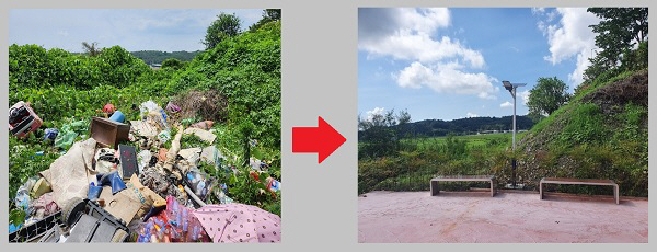 창녕군, 폐기물 장소를 휴식공간으로.. 주민 ‘환영·편의’↑