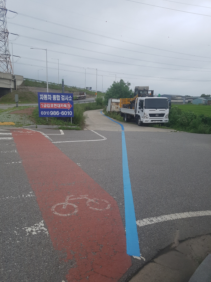 김포시 장기-운양 간 자전거도로 2.8km 구간 정비
