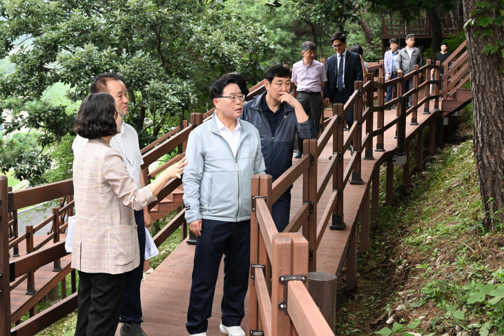 양주시 25일 신암저수지 숲속야영장 현장간부회의 개최