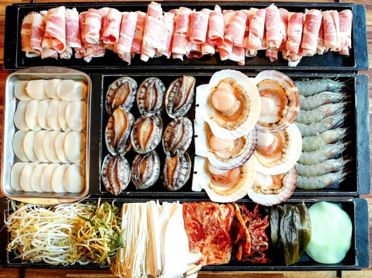 1.키조개 삼합