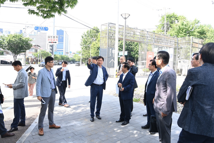 조용익 부천시장 부천아트벙커B39 진입로 문제점 로드체킹