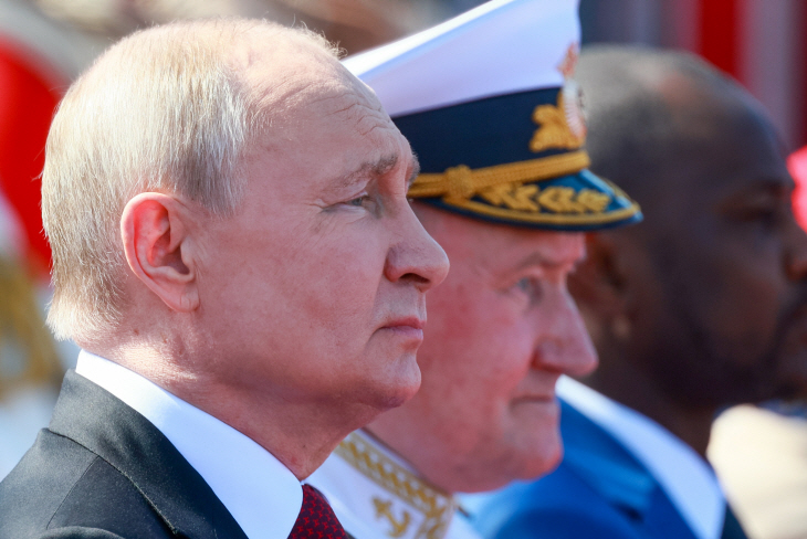 President Putin attends Main Naval Parade in St Petersburg