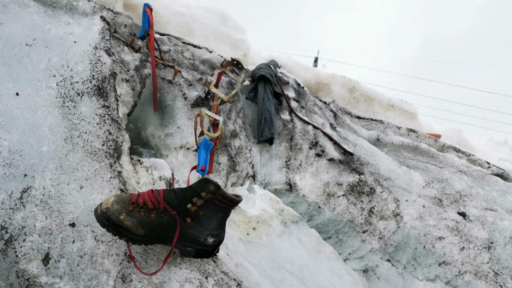 CLIMATE-CHANGE/SWITZERLAND-CLIMBER