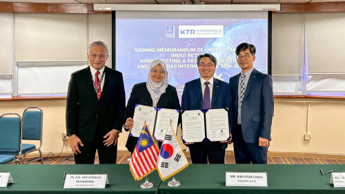 KTR-말레이시아 SIRIM 업무협약 체결