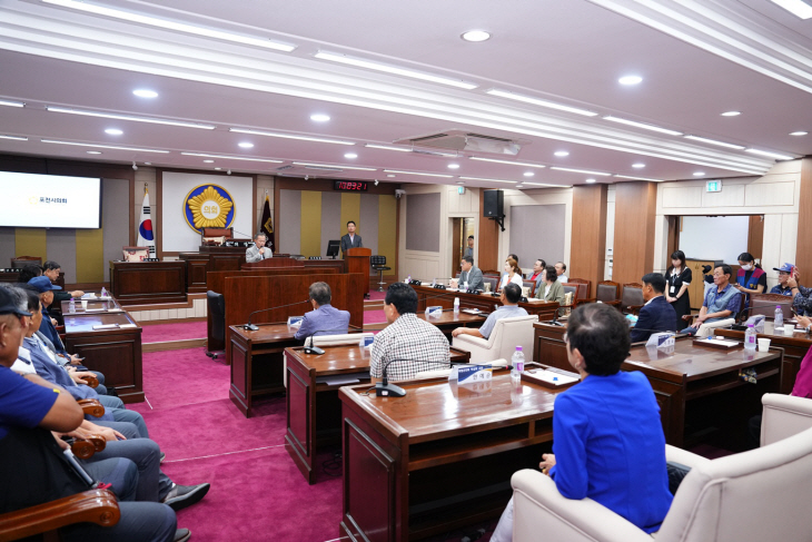 포천시 재향군인회 임원 11일 포천시의회 방문
