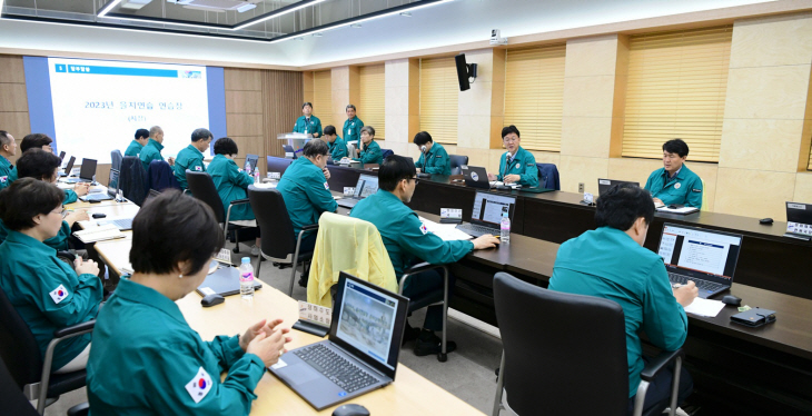안산시 11일 2023년 을지연습 준비보고회 및 사전교육 개최