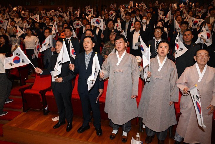 안산시 15일 제78주년 광복절 경축식 개최