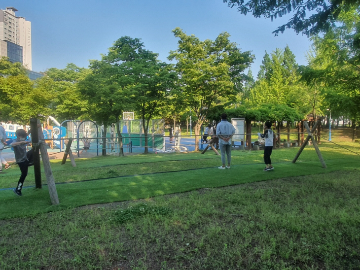 과천시 중앙동 에어드리공원 현장
