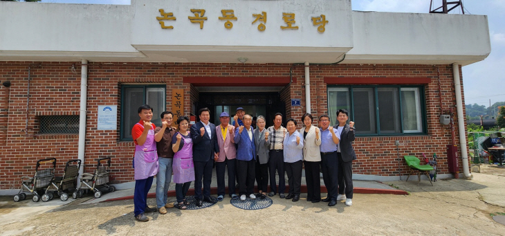 임병택 시흥시장 18일 무더위쉼터로 운영 중인 경로당 방문