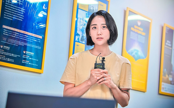 졸업생 안지영 학우의 대표 연설 모습3