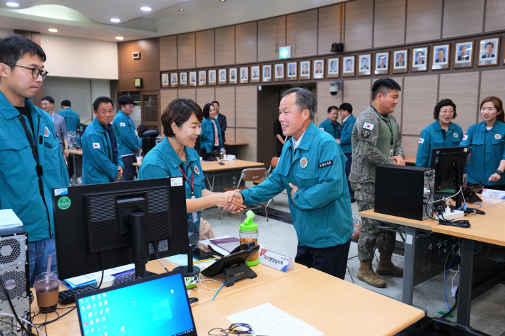 포천시의회 21일 ‘2023 을지연습’ 종합상황실 격려방문