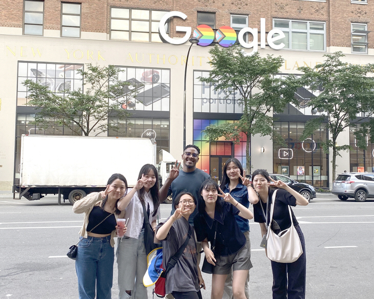 글 뉴욕 지사에 방문한 글로벌 탐방 프로그램