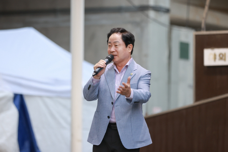주광덕 남양주시장 퇴계원읍 해피플러스 광장 문화공연 축사
