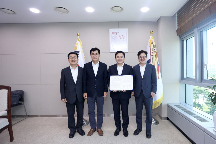 김포시-양천구-구로구 원희룡 국토교통부 장관에게 건의문 전달