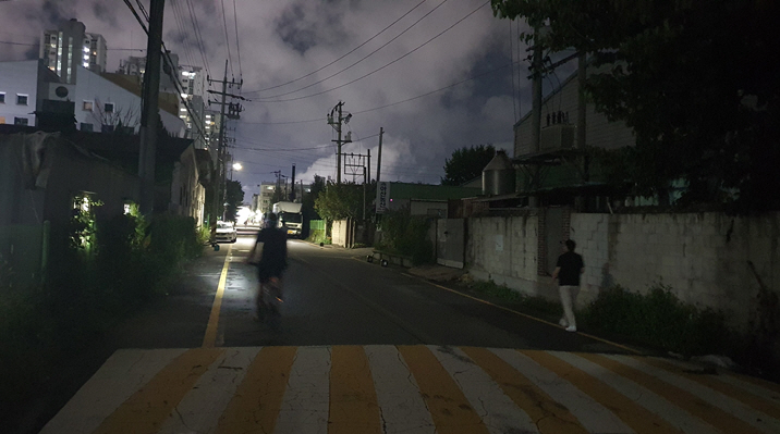 산업단지 야간 사각지대 우산일반산업단지 인근 거리)