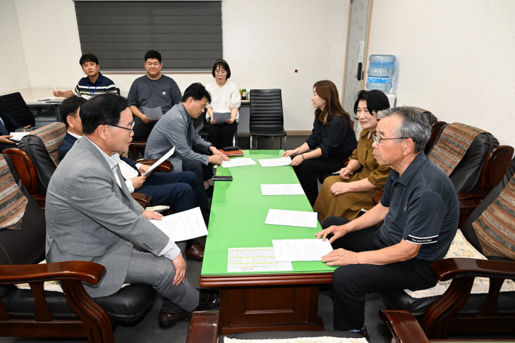 강수현 양주시장 25일 에이스섬유 방문